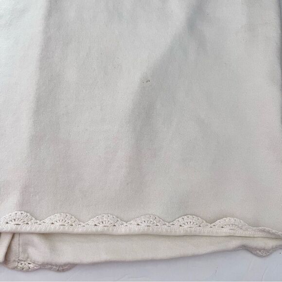 Vintage Michael Simon Pearl Beaded Knit Cardigan Top - Picture 9 of 9